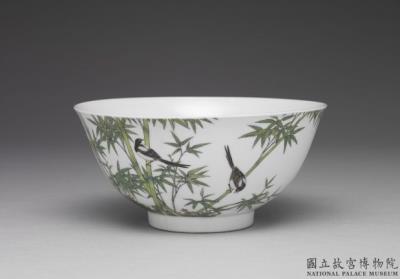 图片[2]-Bowl with bamboo and birds in falangcai painted enamels, Qing dynasty, Yongzheng reign (1723-1735)-China Archive